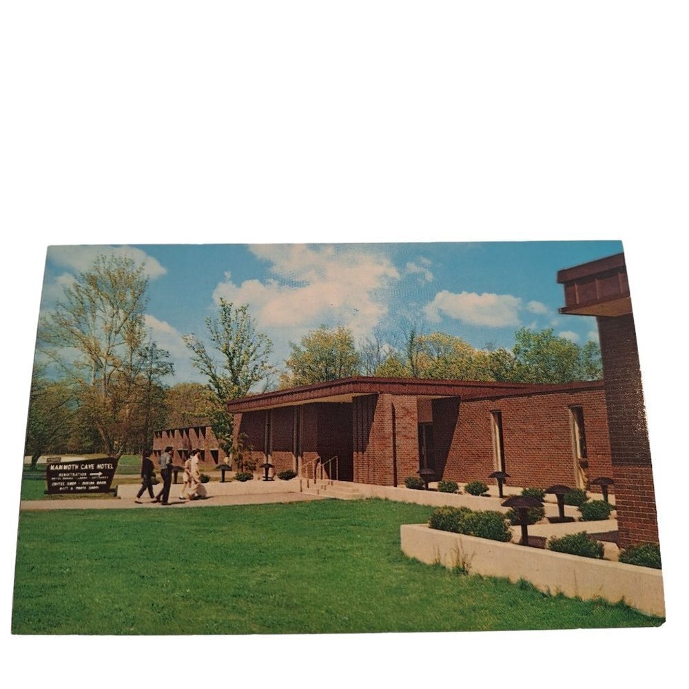 Mammoth Cave Hotel National Park Kentucky Chrome Postcard